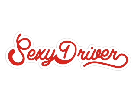 Naklejka na auto Sexy Driver,Seksowna za kierownicą Kobieta *22cm