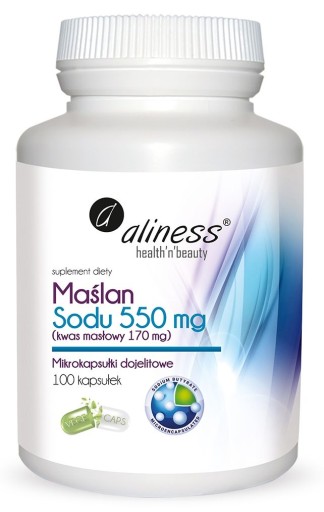 MAŚLAN SODU Kwas Masłowy na JELITA 100k aż 550mg