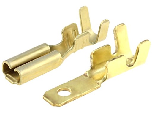 Konektor płaski Męski + Żeński 2,8mm komplet 20szt