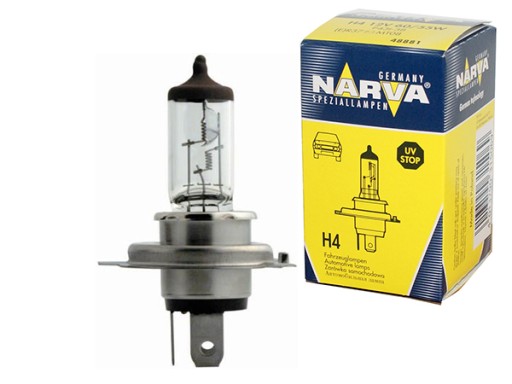 NARVA ŻARÓWKA H4 12V 60/55W P43t HALOGENOWA 48881