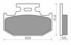 Klocki SUZUKI DR 350 650 RM XT DRZ TS RMX 125 250