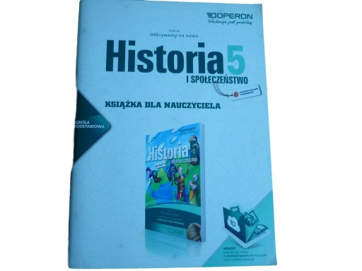 HISTORIA klasa 5 książka nauczyciela OPERON ONN