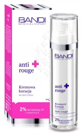 BANDI MEDICAL ANTI ROUGE KREMOWA KURACJA na NACZYNKA 50ml