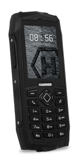 HAMMER 3 czarny - pancerny telefon 2000 mAh