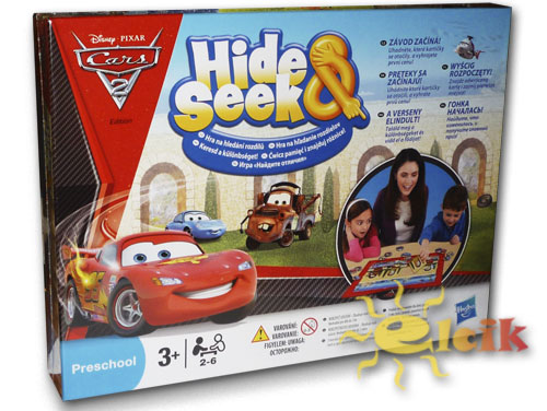 GRA UKRYJ I ZNAJDZ AUTA 2 CARS ZYGZAK HASBRO 27114