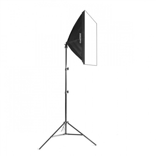 LAMPA STUDYJNA softbox 40x40cm + 325W statyw