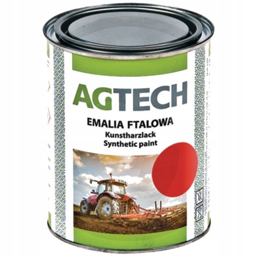 Farba czerwona Bizon 0,8l do malowania AGTECH