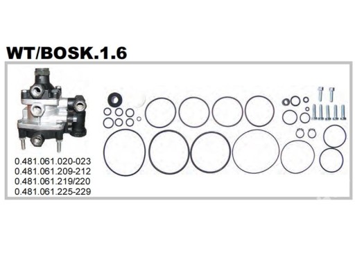 ZESTAW NAPRAWCZY ZAWORU 048106120 BOSK.1.6