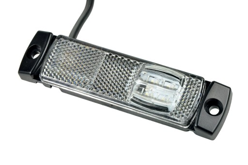 LAMPA PRZEDNIA BIAŁA Z ODBLASKIEM LED FT 18B