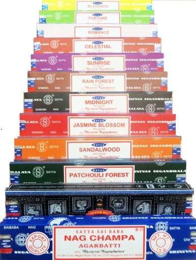 KADZIDEŁKA NAG CHAMPA NAGCHAMPA -mix zestaw 180g