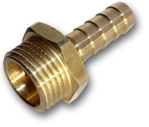 Końcówka na wąż 1/2 GZ * 9 mm mosiężna do węża