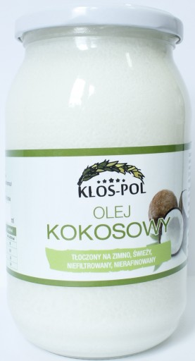 OLEJ KOKOSOWY NIERAFINOWANY 900ML SUPER CENA HIT!