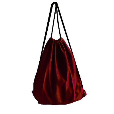 Worek plecak szkolny na buty 33x37 cm, bordowy