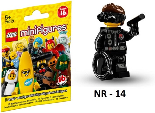 LEGO 71013 MINIFIGURES - SZPIEG - NR 14