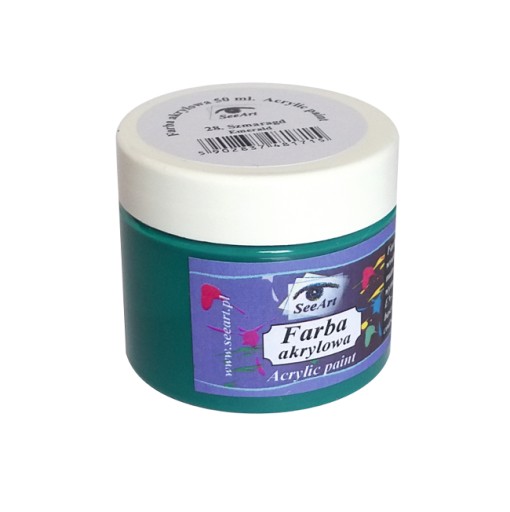 Farba akrylowa SeeArt 50 ml. 28 szmaragd