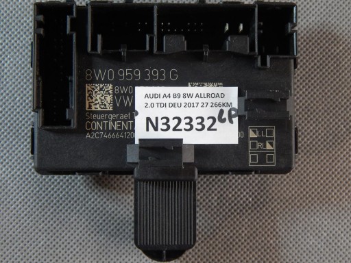 AUDI A4 B9 MODUŁ DRZWI LEWY PRZÓD 8W0959393G