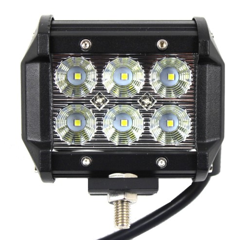 LAMPA ROBOCZA 6 LED PANEL 18W CREE HALOGEN 12V 24V