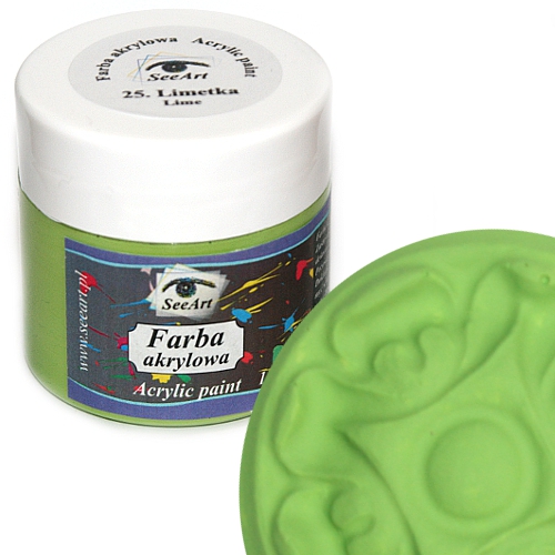 Farba akrylowa SeeArt 120 ml. 25 limetka