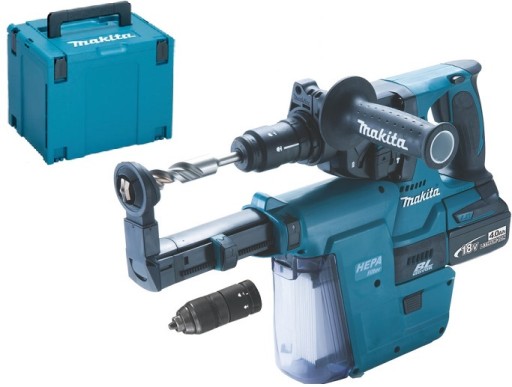 Młotek aku sds MAKITA DHR243RTJ 5,0Ah + ODCIĄG DX07