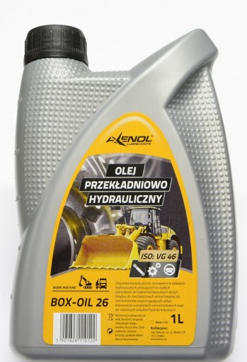 OLEJ PRZEKŁADNIOWO HYDRAULICZNY BOX OIL 26 AXENOL