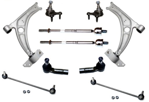 wahacz VW PASSAT B6 B7 TIGUAN AUDI Q3 PRZÓD KPL