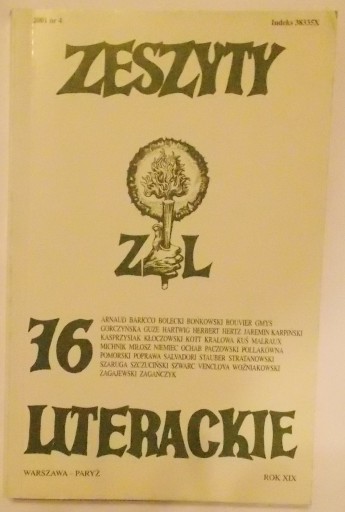 ZESZYTY LITERACKIE 76 4/2001