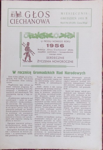 GŁOS CIECHANOWA nr 29 (35) grudzień 1955