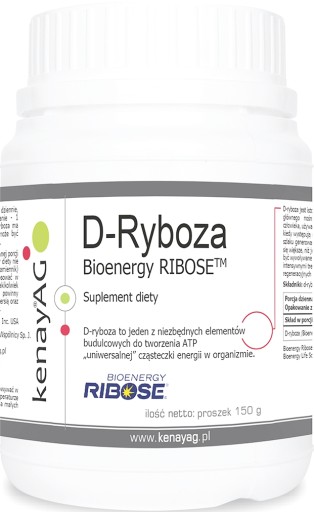 D-RYBOZA BIOENERGY RIBOSE 150 GRAM z USA