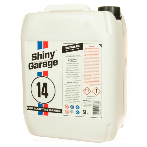 SHINY GARAGE Pure Black Tire Cleaner 5L opony guma