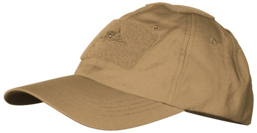 Czapka z Daszkiem Helikon Baseball Cap Rip-Stop Velcro Coyote