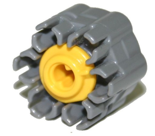 LEGO BROŃ, DZIAŁKO SZEŚCIOLUFOWE C. SZARE NR 18588