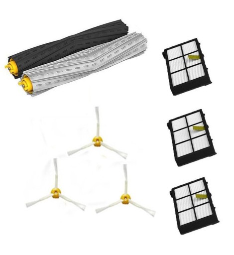 ZESTAW FILTRY SZCZOTKI WAŁKI DO iRobot ROOMBA 800 805 880 900 980 960 965 9