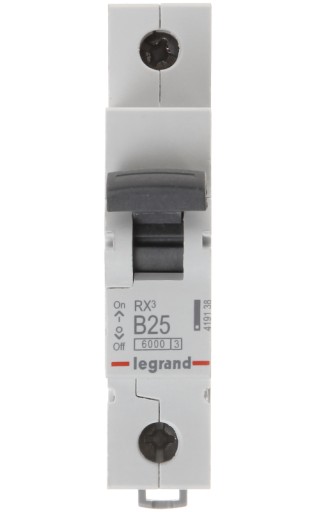 LEGRAND RX3 WYŁĄCZNIK NADPRĄDOWY 1P B25A S301
