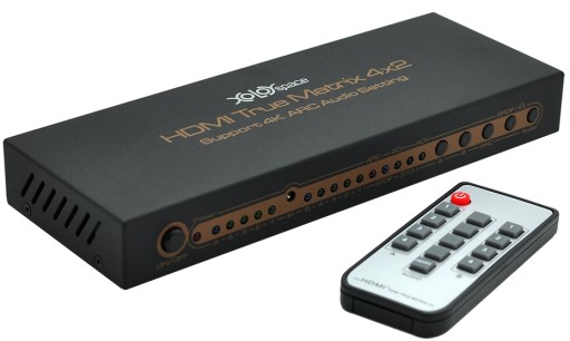 Matrix Switch Splitter HDMI 4x2 4K 2K HDCP! PILOT!