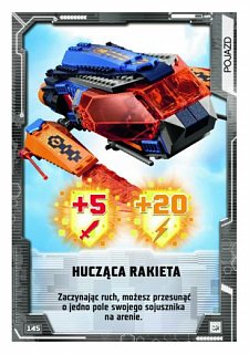 karta nr 145 Huczące rakieta lego nexo knights 2