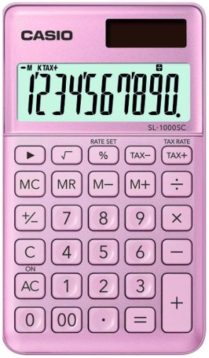 KALKULATOR KIESZONKOWY CASIO SL-1000SC-PK RÓŻOWY