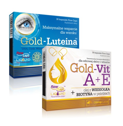 OLIMP GOLD LUTEINA + GOLD-VIT A+E DOBRY WZROK