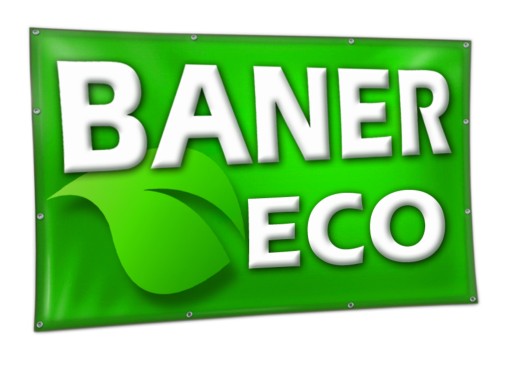 Baner Reklamowy ECO ATEST Fronlit 1m2 + PROJEKT