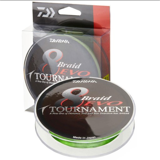 DAIWA TOURNAMENT 8x EVO CHARTREUSE - 0.45 MM 300 M