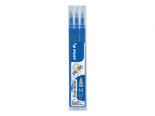 Wkład Pilot FRIXION 3 szt 0,7 mm wymazywalny