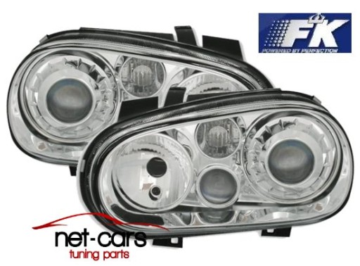 LAMPY FK VW GOLF IV 98-04 R32 GT GTI HALOGEN CHROM