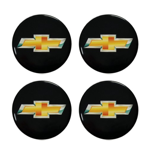 EMBLEMAT LOGO ZNACZEK 3D Chevrolet 60 mm 4szt.