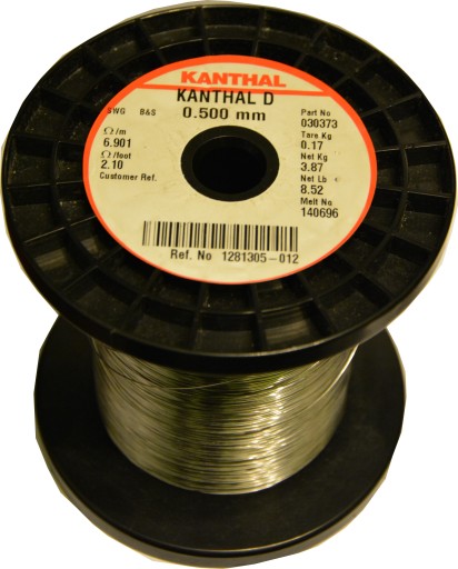 Drut oporowy KANTHAL D 0,5 mm 30 metrów