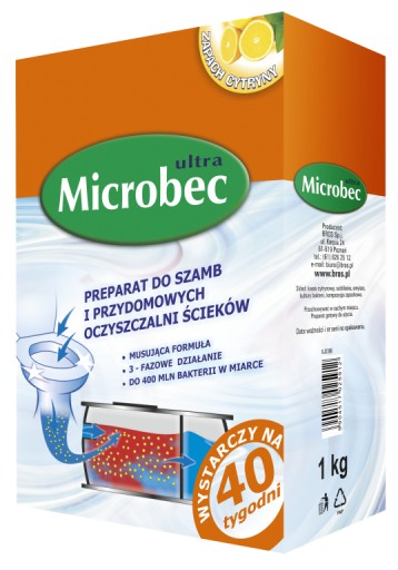 ROS MICROBEC! SZAMBO I OCZYSZCZALNIA! 1 KG+GRATIS