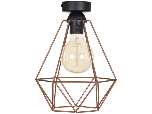 Industrialna Lampa PLAFON LOFT retro edison miedź