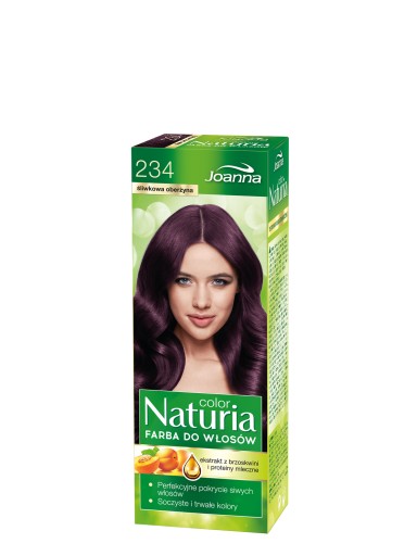 Joanna Naturia Color Farba 234 Śliwkowa Oberżyna