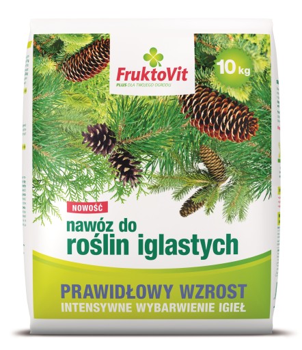 FRUKTOVIT IGLAK NAWÓZ DO IGLAKÓW WIOSNA TUJA 10KG SZYBKI WZROST NPK+Mg