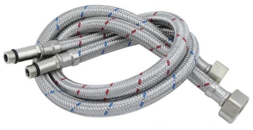 WĘŻYK DO BATERII (3/8''DŁ.KONIEC M10x1) 40cm 2szt