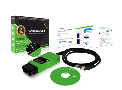 Polski interfejs USB VAG KKL we wtyku OBD2 PL do VW Audi Skoda Seat