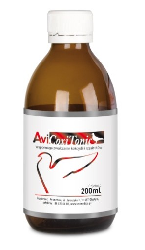 AVIMEDICA Avicoxitonic 200ml - wspomaga zwalczanie kokcydii i rzęsistków